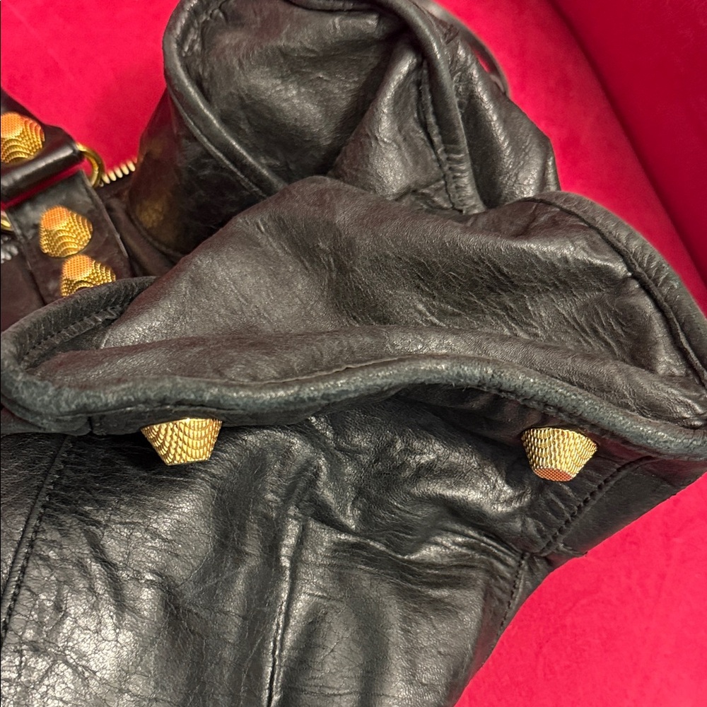Balenciaga Large Giant 21 Gold Hardware Work Bag - Black Lambskin leather - Picture 12 of 16